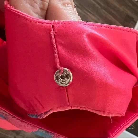 Lela Rose Pink Floral A-Line Dress Sleeveless - Picture 10 of 10